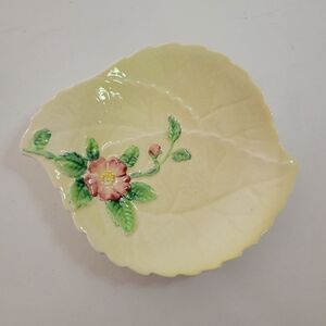 Carlton Ware Handpainted Vintage Wild Rose Preserve Dish
